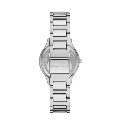 michael kors horloge zilver met steentjes|Horloge Sage, zilverkleurig met siersteentjes .